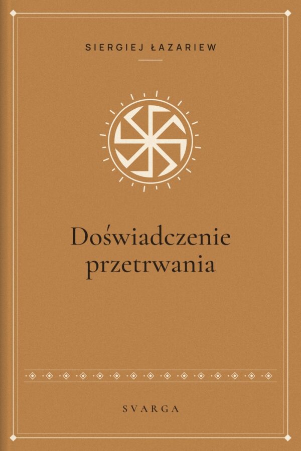 Okładka książki „Doświadczenie przetrwania” – Siergiej Łazariew